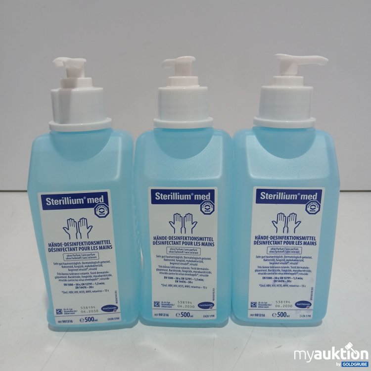 Artikel Nr. 955654: Sterillium med Hände-Desinfektionsmittel 3x500ml