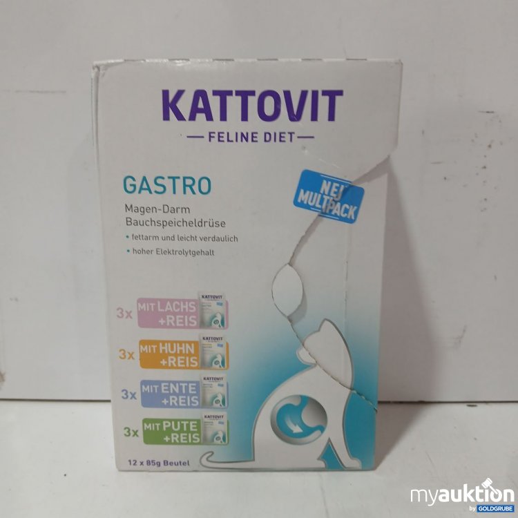 Artikel Nr. 985654: Kattovit Gastro Multipack Tiernahrung 4×3×85g