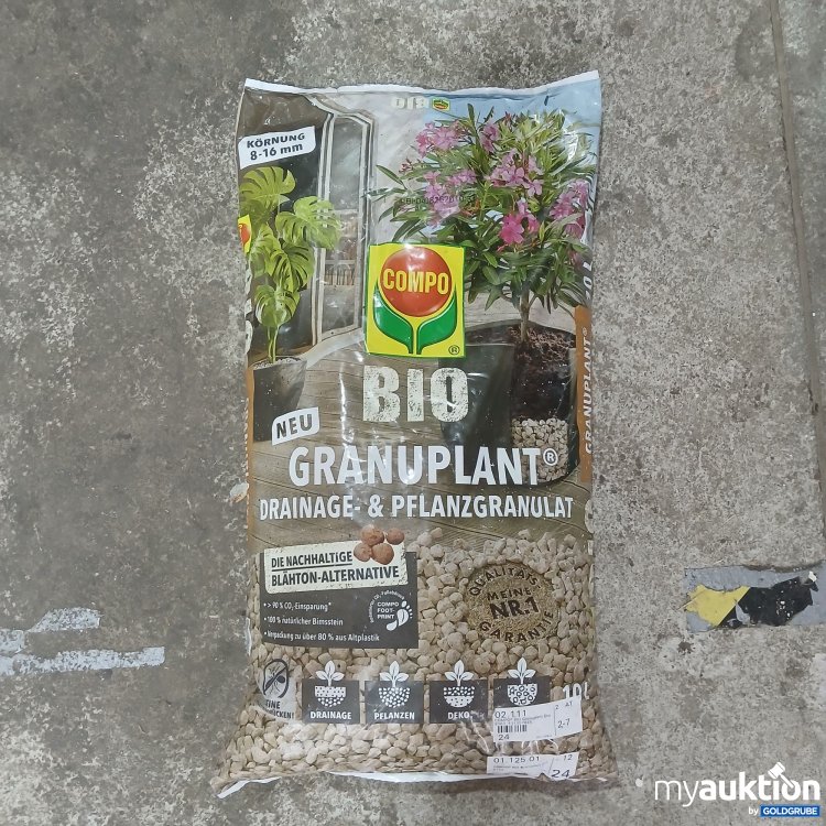Artikel Nr. 998654: Compo Bio Granuplant Drainage & Pflanzgranulat 10L 