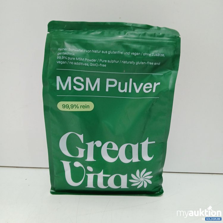 Artikel Nr. 463655: Great Vita MSM Pulver 1kg