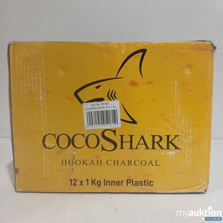 Artikel Nr. 870655 Artikel Nr. 870655: CocoShark Hookah Charcoal Shisha Kohle 12x1kg