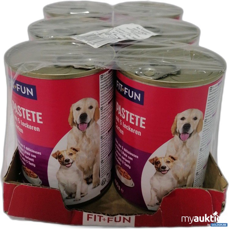 Artikel Nr. 888655: Fit+Fun Pastete mit 5 leckeren Sorten 6x400g