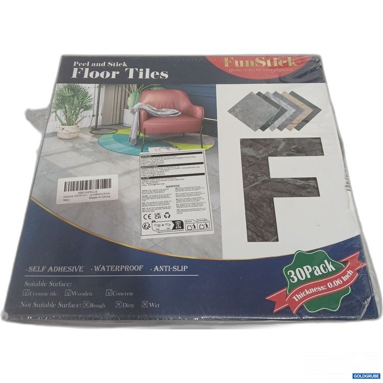 Artikel Nr. 968655: FunStick Peel and Stick Floor Tiles 30x30cm 30Pack Thickness 0.06Inch 