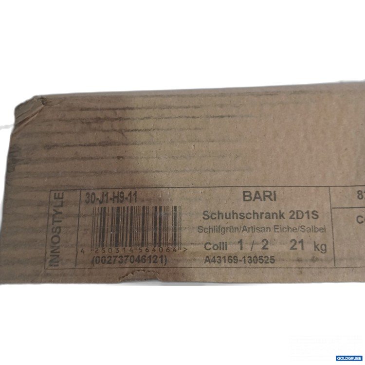 Artikel Nr. 972655 Artikel Nr. 972655: Innostyle Bari Schuhschrank 2D1S Schlifgrün