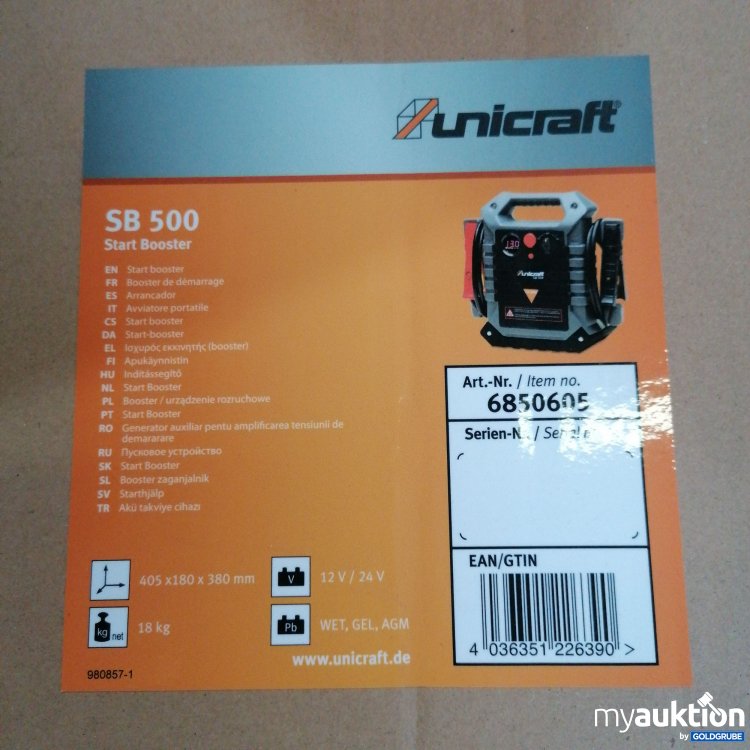 Artikel Nr. 356656 Artikel Nr. 356656: Unicraft SB 500 Start Booster
