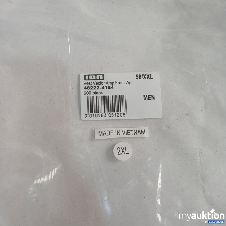 Artikel Nr. 464656: ION Vest Vector Amp Front Zip 56/XXL Herren