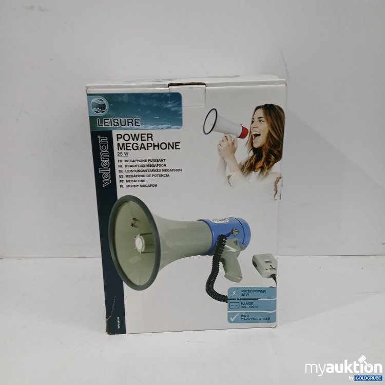 Artikel Nr. 523656: Velleman Leisten Power Megaphone 25W 