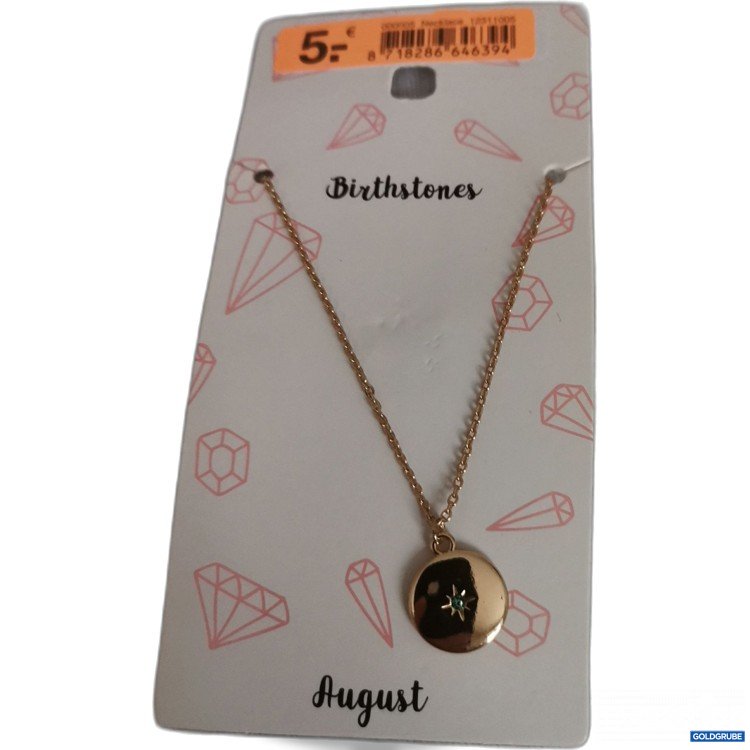 Artikel Nr. 689656: Geburtstagsstein Halskette 
