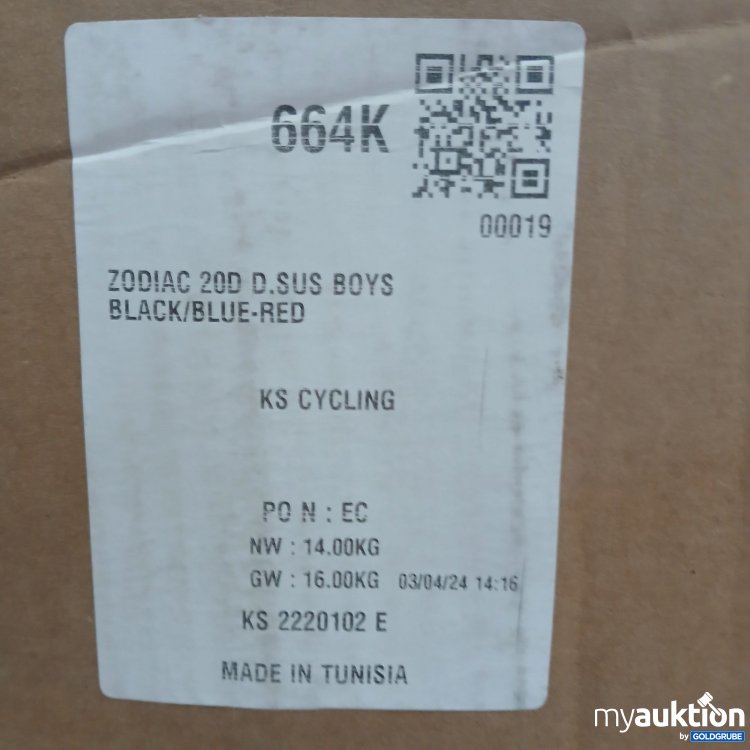 Artikel Nr. 804656 Artikel Nr. 804656: Zodiac 20D D. SUS boys Blavk/Blue-Red KS Cycling