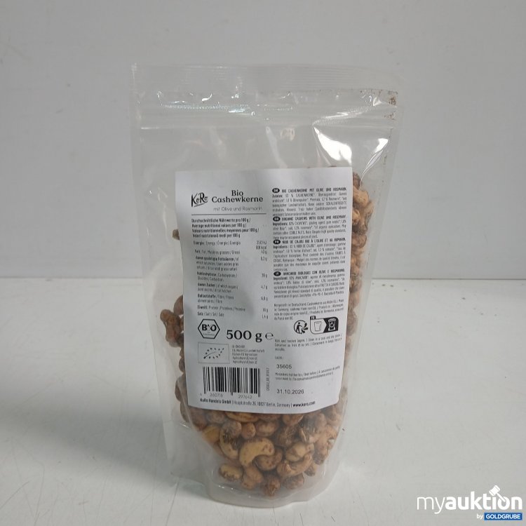 Artikel Nr. 947656: KoRo Bio Cashewkerne 500g 