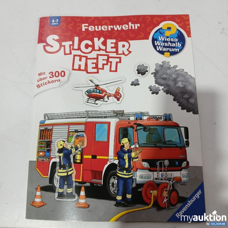 Artikel Nr. 953656: Ravensburger Feuerwehr Stickerheft
