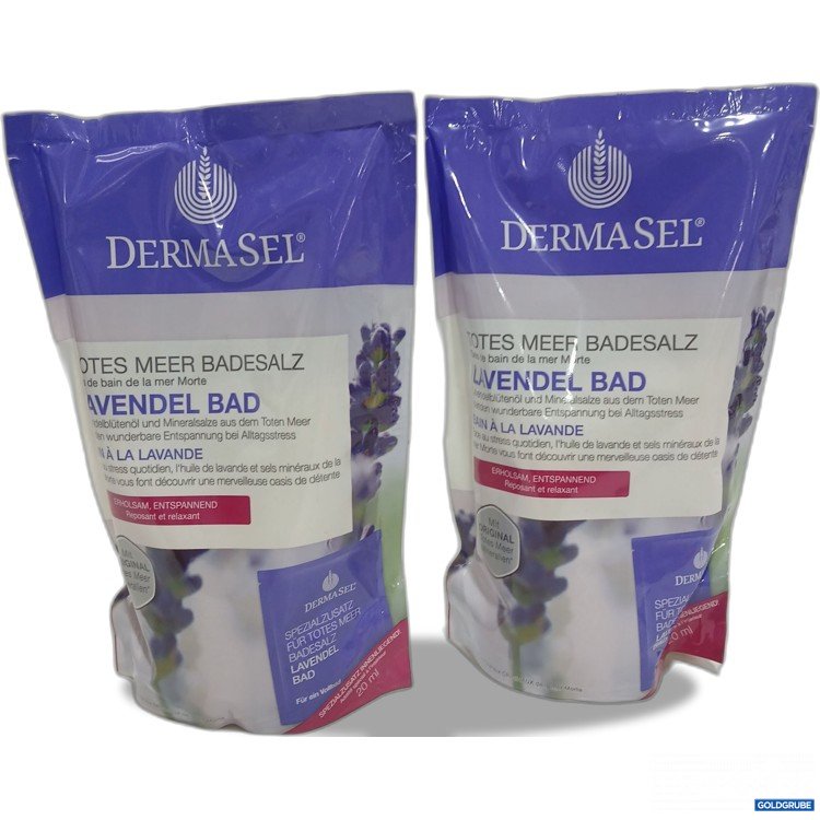 Artikel Nr. 955656: Dermasel Badesalz Lavendel Bad 2Stk 400g+20ml 