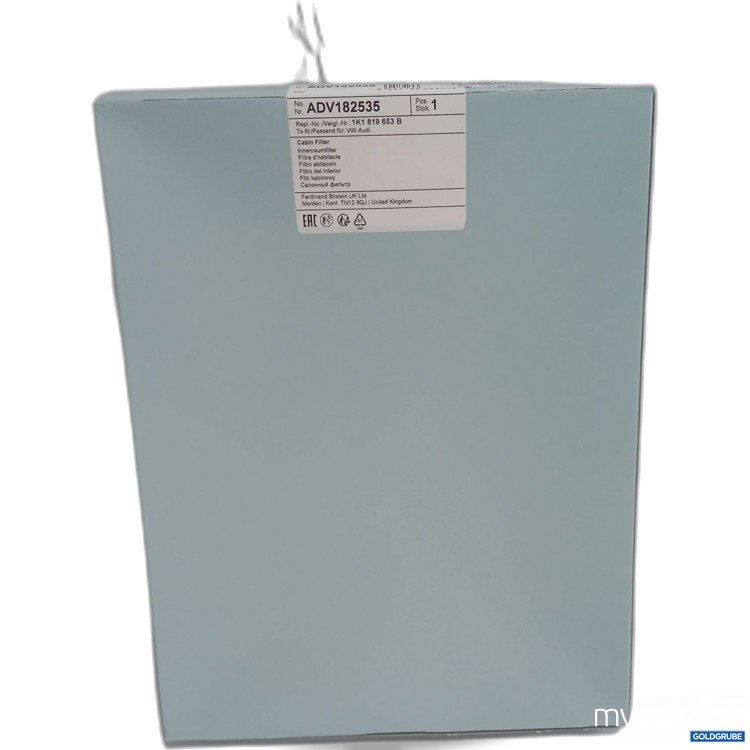 Artikel Nr. 971656 Artikel Nr. 971656: Blue Print Innenraumfilter ADV182535 VW-Audi
