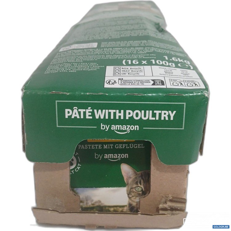 Artikel Nr. 986656: Amazon Katzenfutter Pastete mit Geflügel 16x100g 
