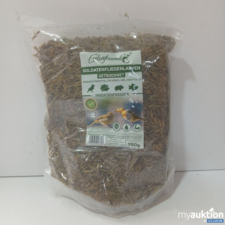 Artikel Nr. 990656: Erdenfreund Soldatenfliegenlarven getrocknet 750g 