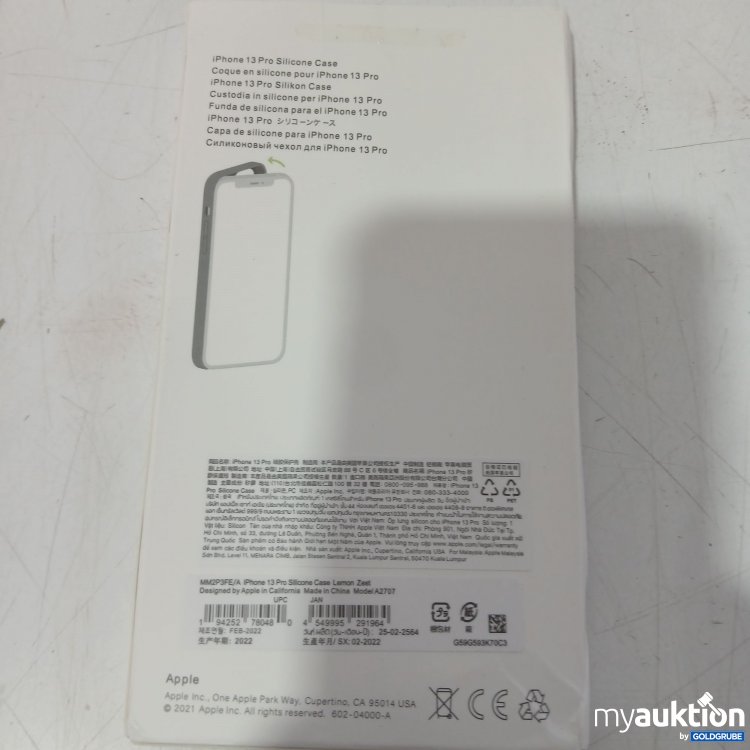 Artikel Nr. 993656 Artikel Nr. 993656: Silikon-Handyhülle Apple Gelb iPhone 13Pro
