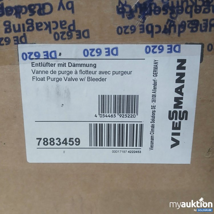 Artikel Nr. 448657 Artikel Nr. 448657: Viessmann Entlüfter mit Dämmung Float Purge Valve w/ Bleeder 7883459