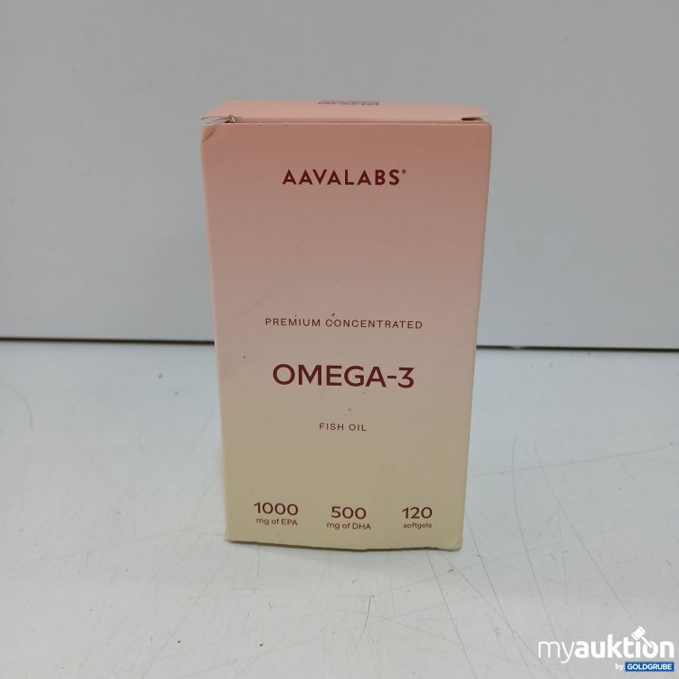 Artikel Nr. 463657 Artikel Nr. 463657: Aavalabs Omega-3 Fisch Öl 120softgels