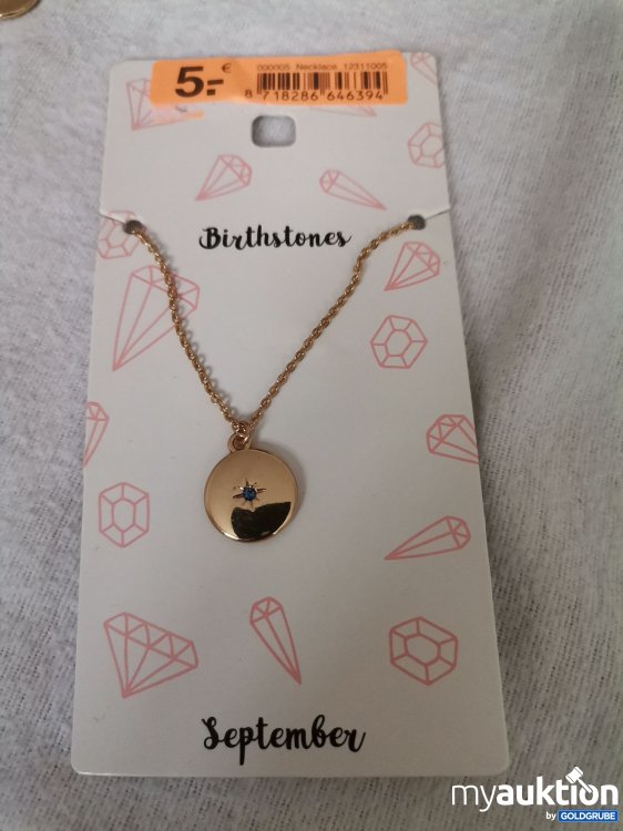 Artikel Nr. 689657 Artikel Nr. 689657: Geburtstagsstein Halskette