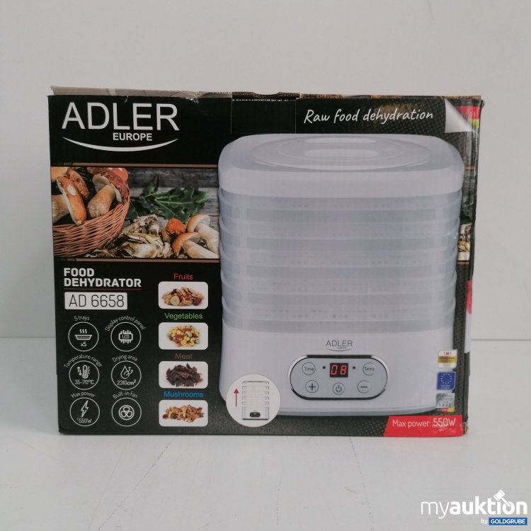 Artikel Nr. 832657 Artikel Nr. 832657: Adler Food Dehydrator AD6658, max. 550 W
