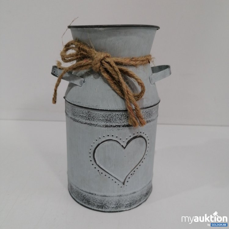Artikel Nr. 840657 Artikel Nr. 840657: Metallene Dekokanne mit Herz 20x9.5cm