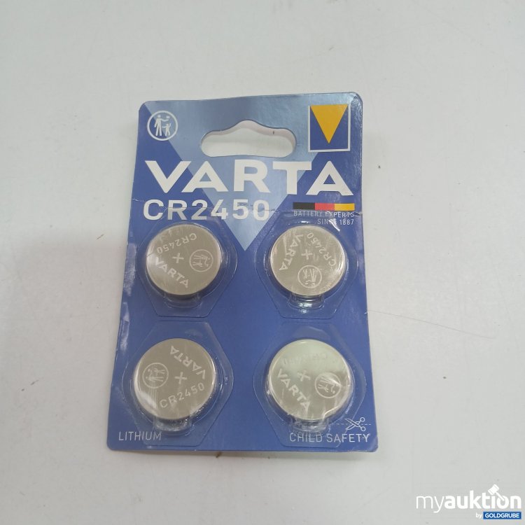 Artikel Nr. 844657 Artikel Nr. 844657: Varta CR2450 4 Stück