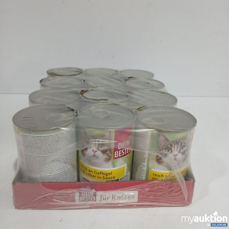 Artikel Nr. 867657: DM Dein Bestes Katzenfutter Reich an Geflügel Leber 12x415g