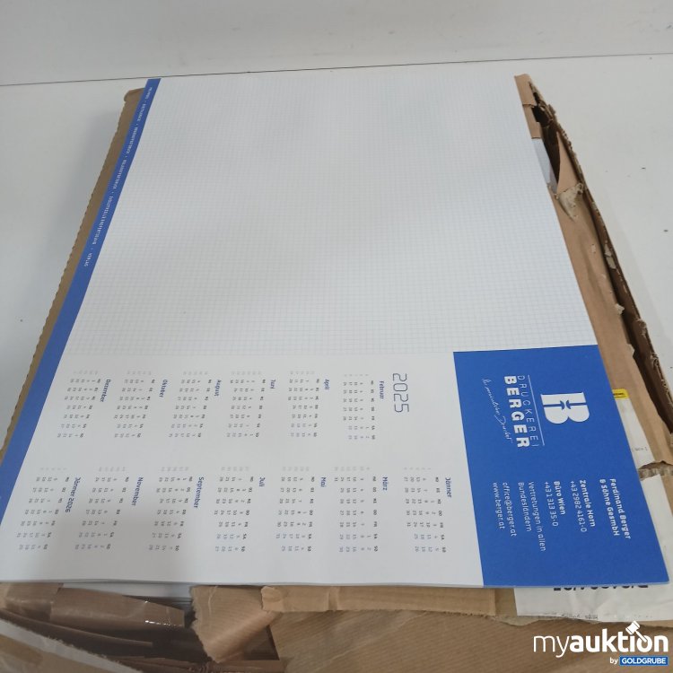 Artikel Nr. 888657 Artikel Nr. 888657: Berger Tischkalender 2025 10Stk
