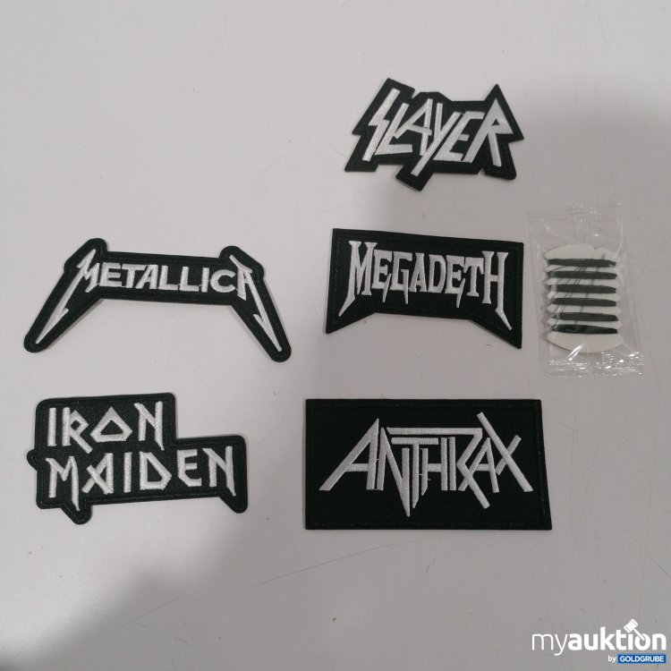 Artikel Nr. 898657 Artikel Nr. 898657: Aufbügel Set Metallica 5Stk