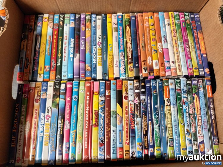 Artikel Nr. 901657 Artikel Nr. 901657: Karton mit 69 Kinder Dvds