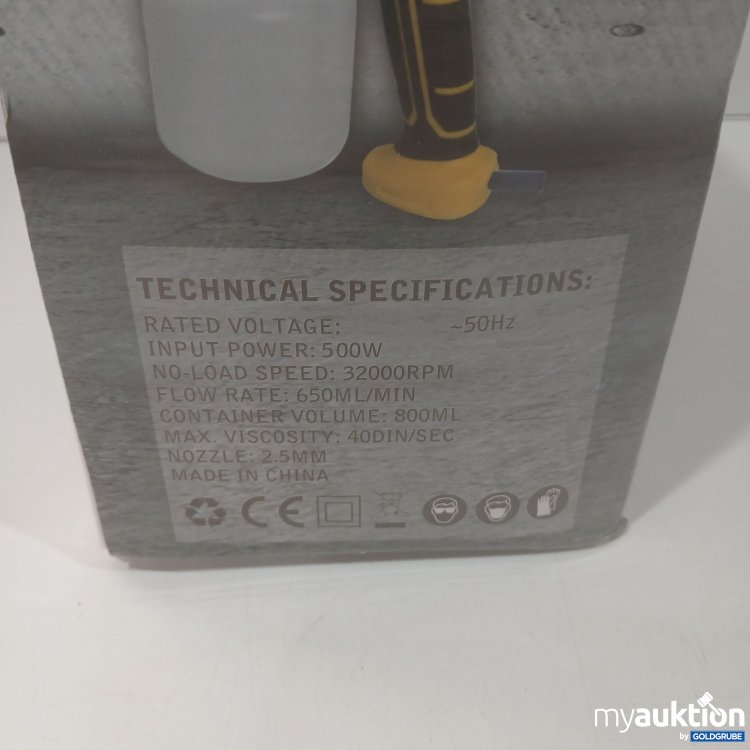 Artikel Nr. 911657 Artikel Nr. 911657: Electric Paint Sprayer Elite 800ml