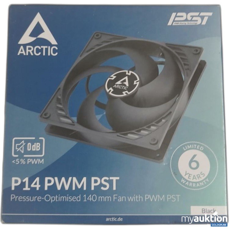 Artikel Nr. 922657: ARCTIC P14 PWM PST Druckoptimierter 140 mm Lüfter