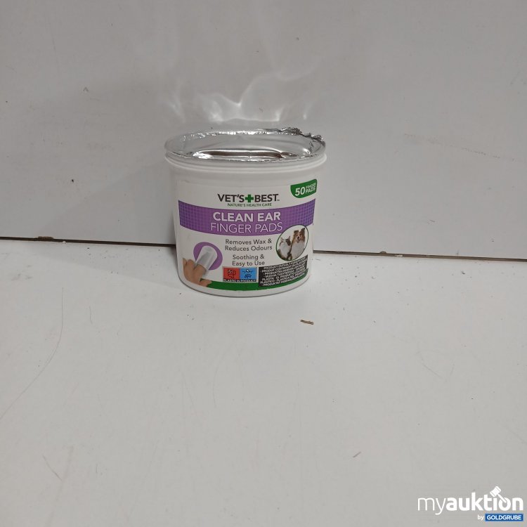 Artikel Nr. 950657: Vet's+Best Clean Ear Finger Pads 50 Stück