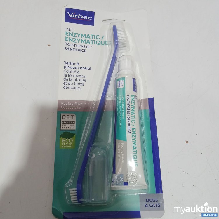 Artikel Nr. 967657: Virbac C.E.T Enzymdtixche Zahnpaste und Zahnbürste 