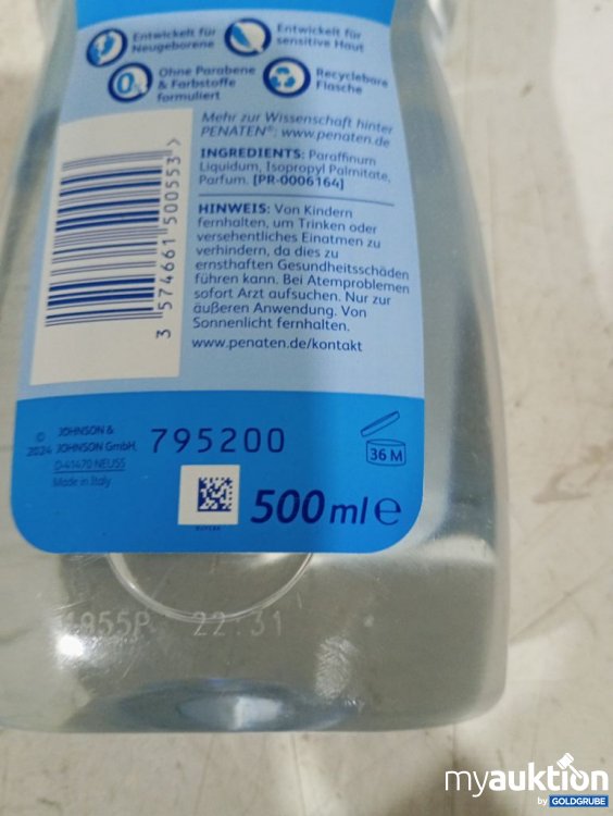 Artikel Nr. 980657: Penaten Pflegeöl Sensitiv 2x500ml
