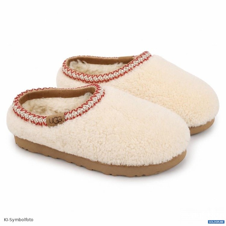 Artikel Nr. 469658 Artikel Nr. 469658: UGG Hausschuhe weiß mit rotem Rand Größe 37