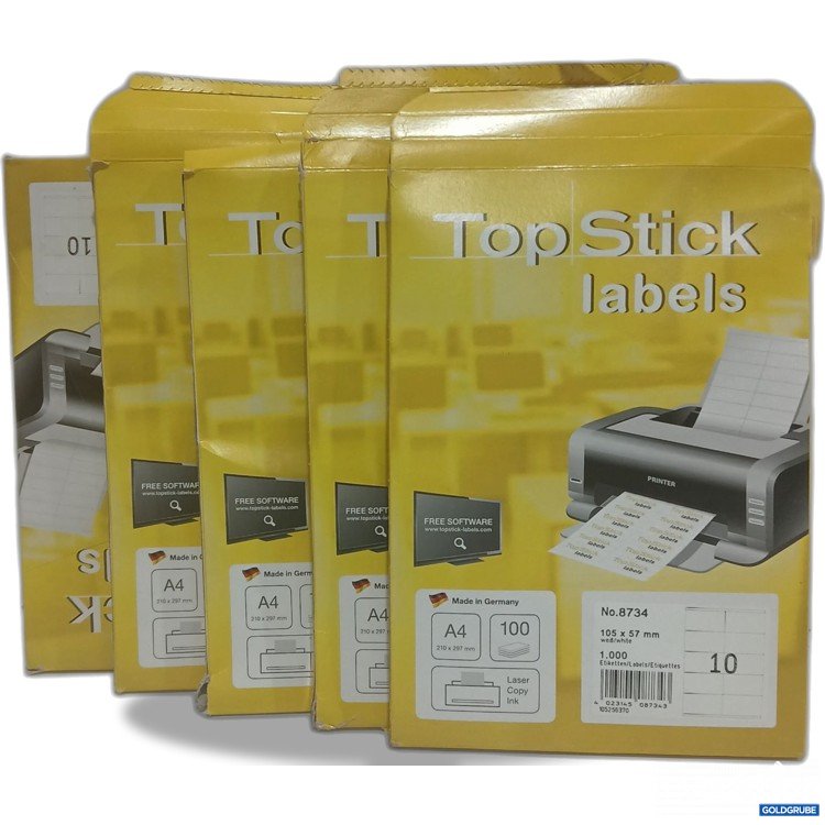 Artikel Nr. 884658: TopStick Labels A4 1000 Etiketten 