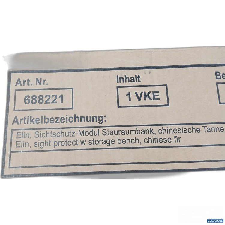 Artikel Nr. 888658 Artikel Nr. 888658: Elin Sichtschutz-Modul Stauraumbank 688221