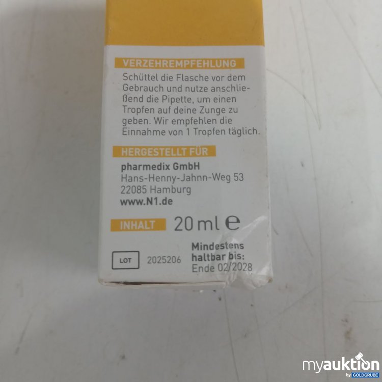 Artikel Nr. 987658 Artikel Nr. 987658: N1 Nahrungsergänzungsmittel mit Vitaminen Tropfen