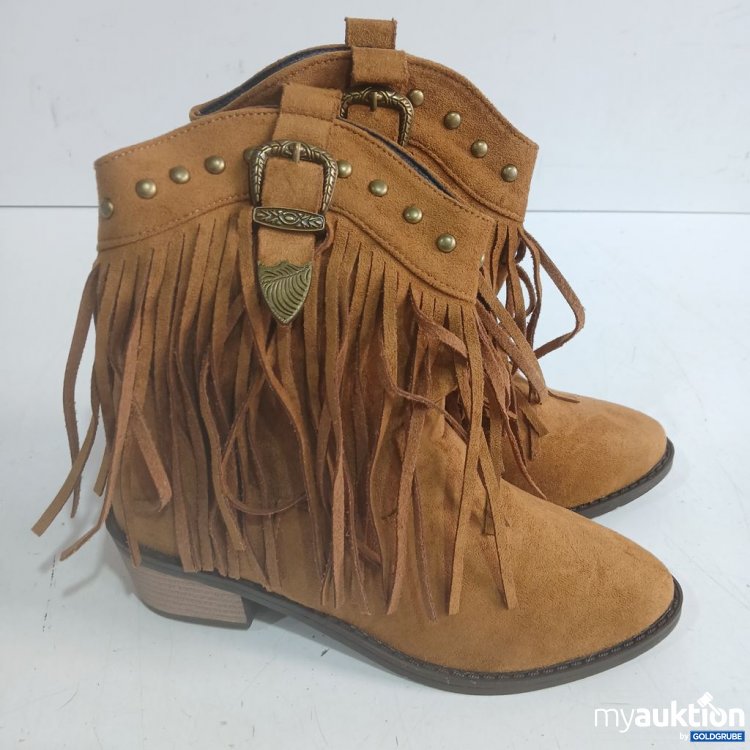 Artikel Nr. 992658: Damen-Stiefeletten mit Fransen