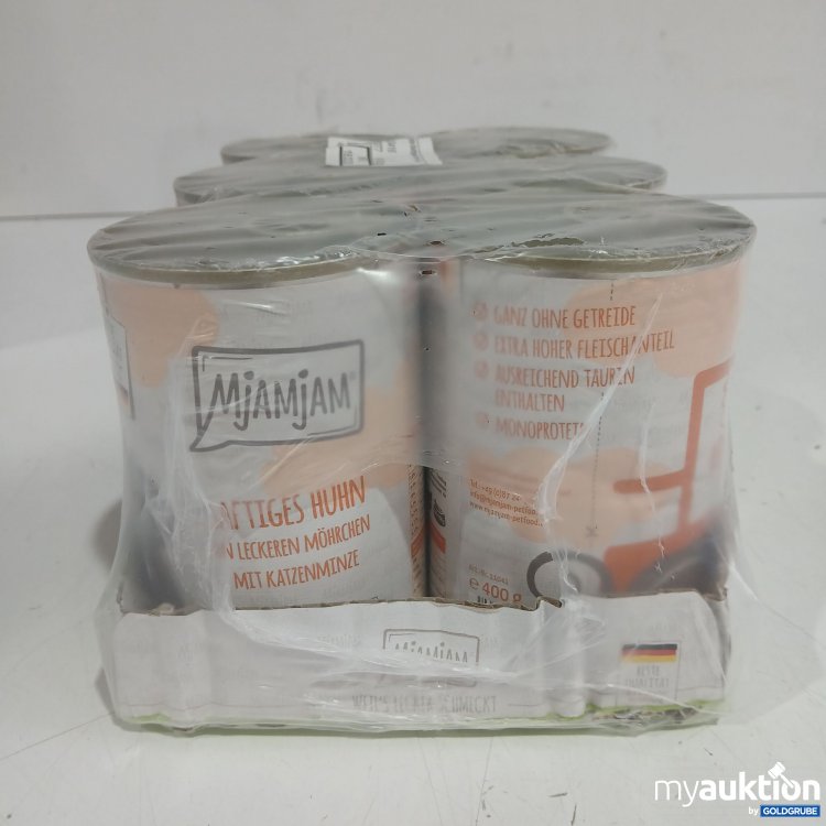 Artikel Nr. 996658: Mjamjam Katzenfutter saftiges Huhn 6x400g 