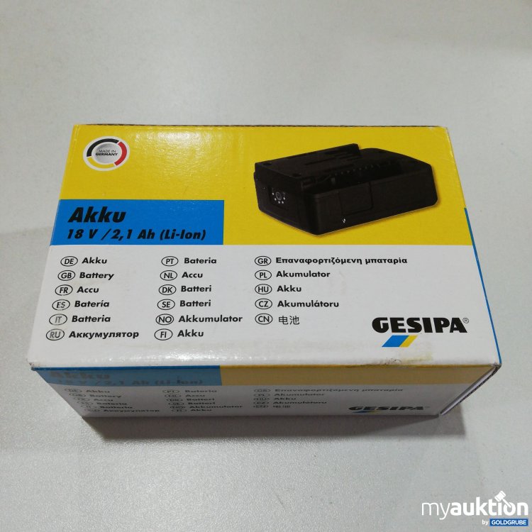 Artikel Nr. 380659 Artikel Nr. 380659: Gespa Schiebe Akku 18 V2