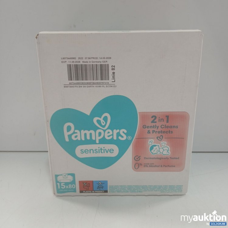 Artikel Nr. 461659: Pampers sensitiv Feuchttücher 15x80Stk