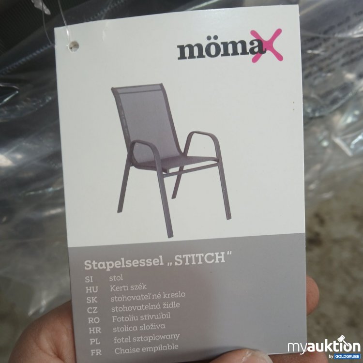 Artikel Nr. 464659: mömaX Stapelsessel STITCH grau