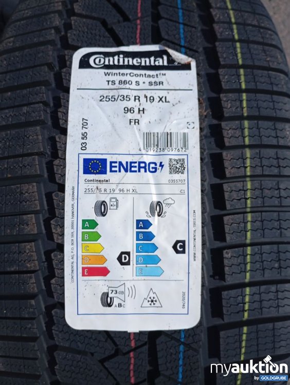 Artikel Nr. 525659: Continental WinterContact TS 860 S SSR 255/35 R19