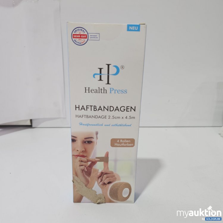 Artikel Nr. 821659 Artikel Nr. 821659: HP Haftbandagen 2.5cm x4.5m 4 Rollen