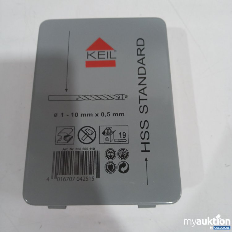Artikel Nr. 856659 Artikel Nr. 856659: Keil HSS Standard 1-10mm x 0,5mm