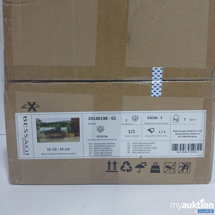 Artikel Nr. 899659: Bessagi Garden Marlo 20140198-01 akaziefarben/schwarz 