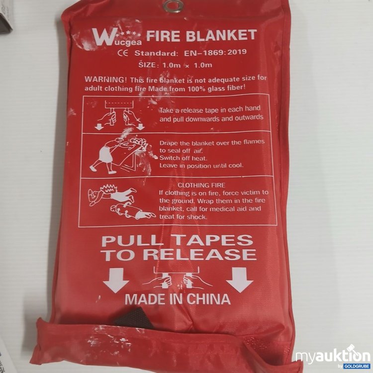 Artikel Nr. 922659 Artikel Nr. 922659: Wugcea Fire Blanket 1.0 m ×1 m