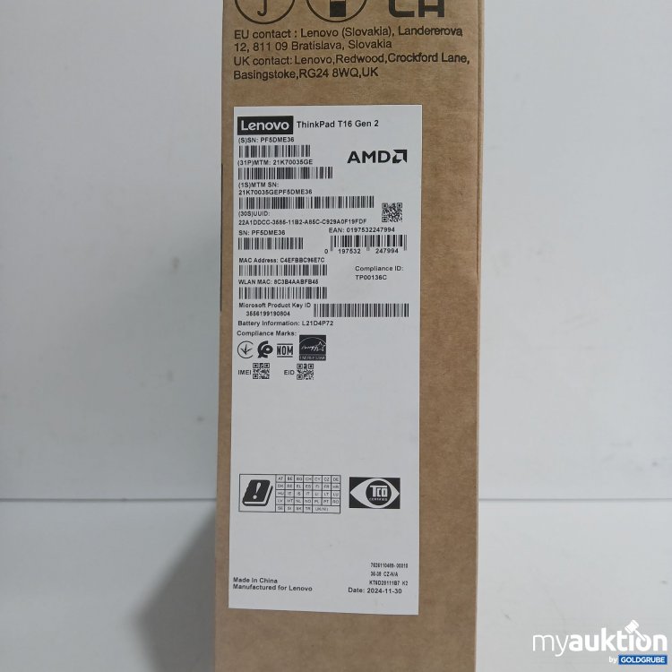 Artikel Nr. 972659: Lenovo ThinkPad T16 Gen2 PF5DME36